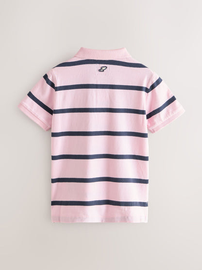 Dsiney Kidz - Superdry Navy/Pink Polo Shirts 2 Pack image 3