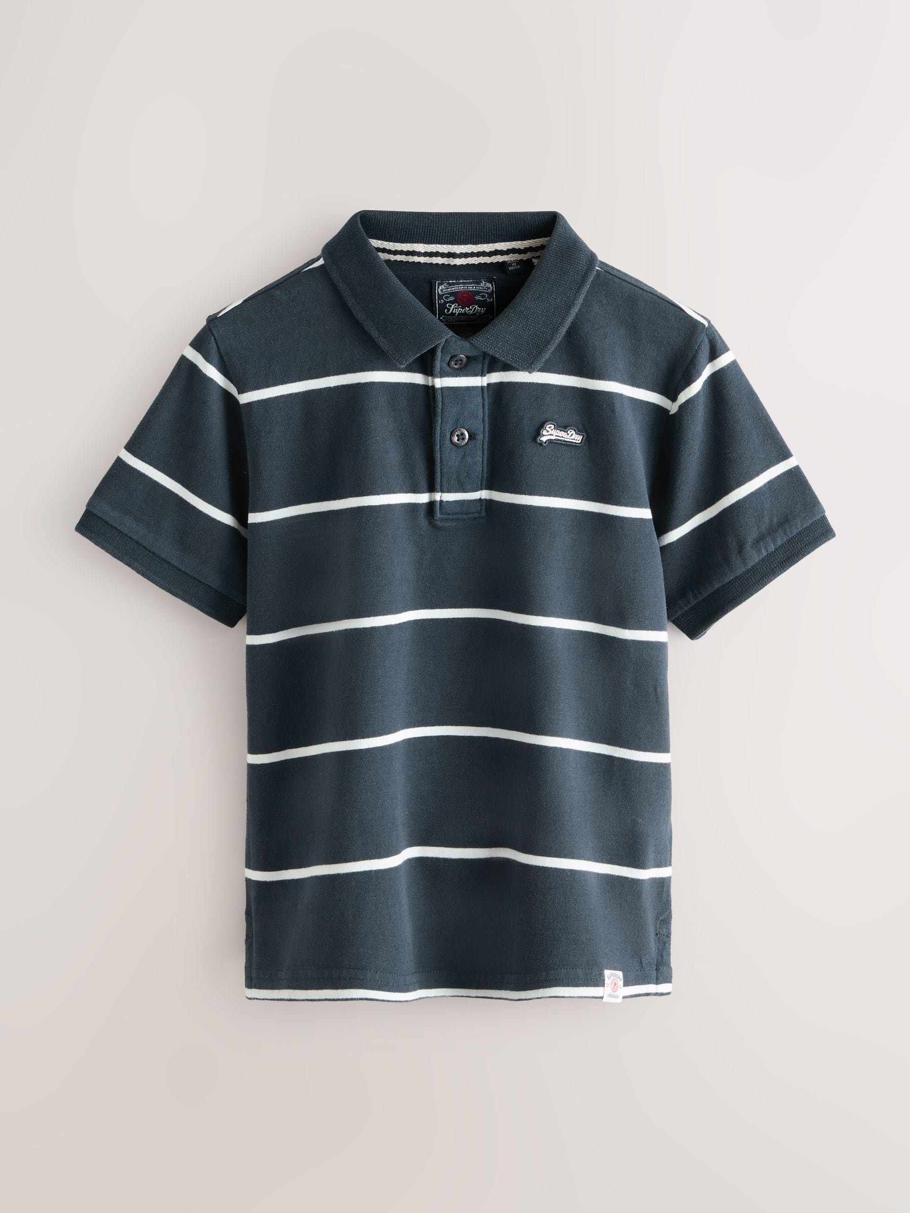 Dsiney Kidz - Superdry Navy/Pink Polo Shirts 2 Pack image 4