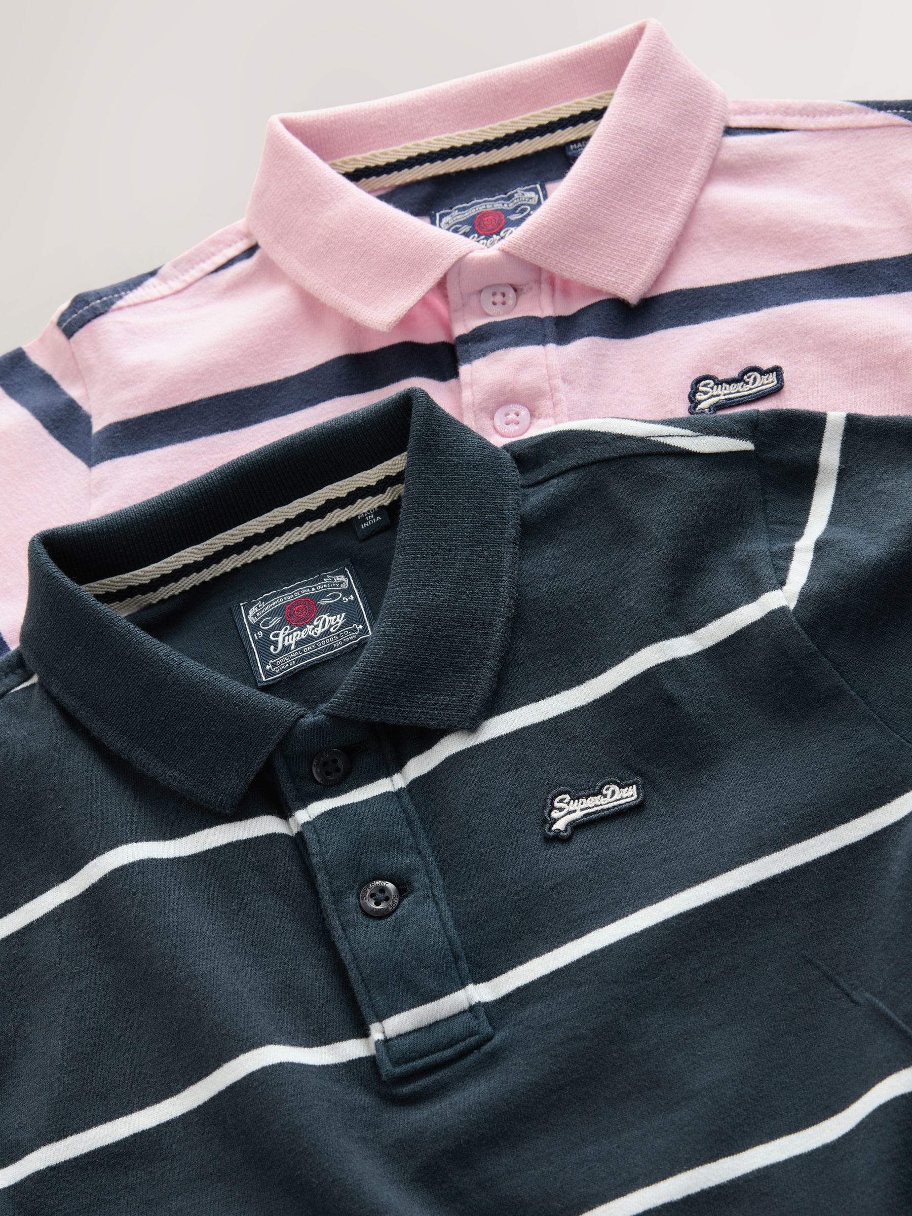 Dsiney Kidz - Superdry Navy/Pink Polo Shirts 2 Pack image 5
