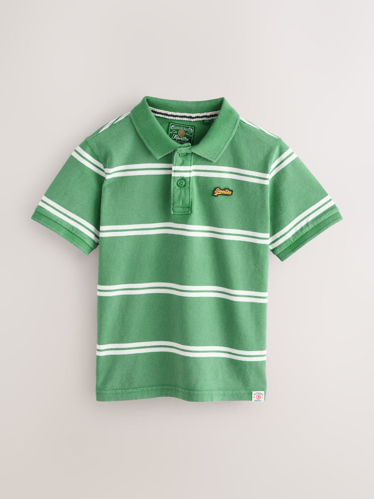 Dsiney Kidz - Superdry Green/Blue Polo Shirts 2 Pack image 2