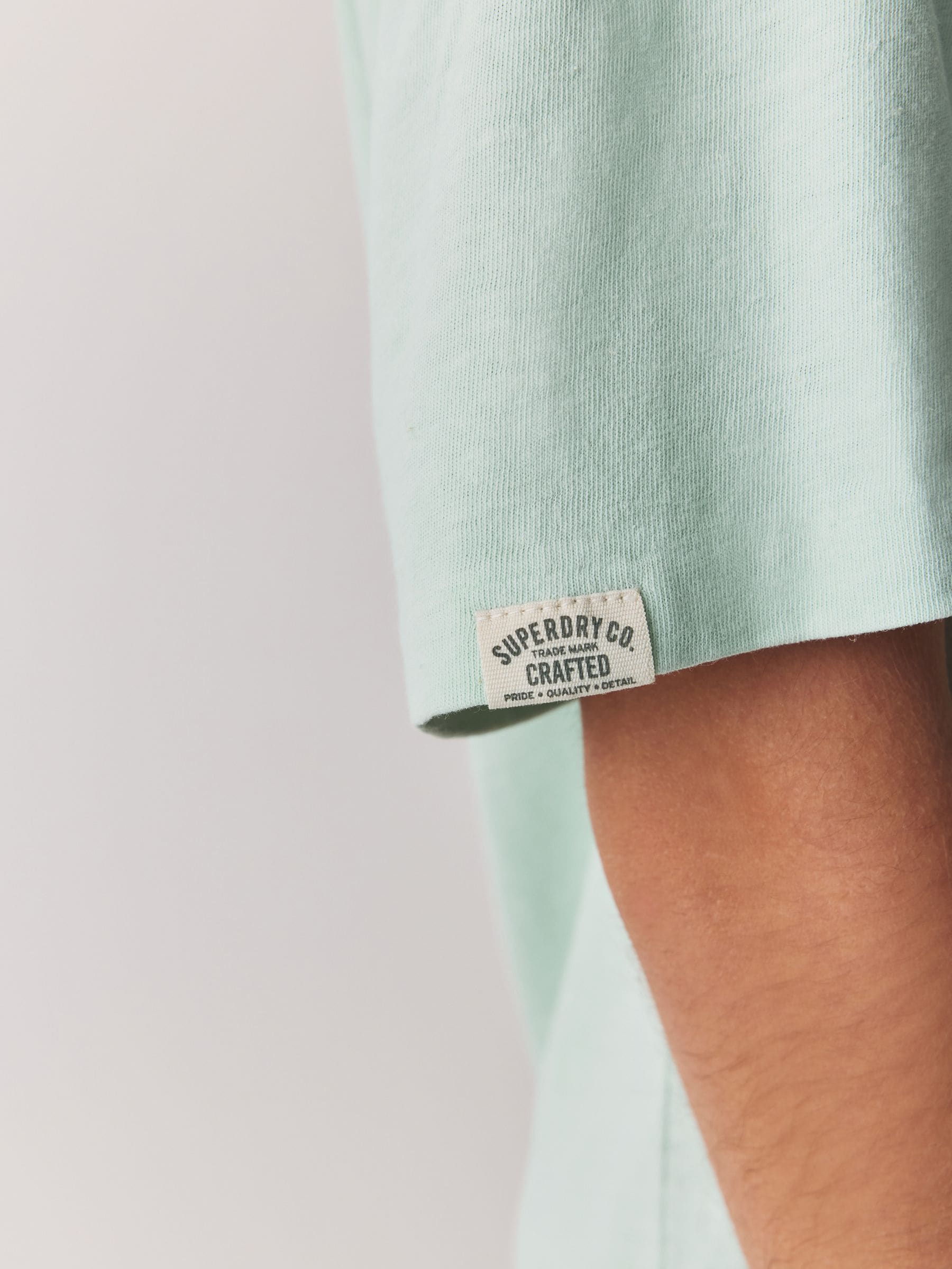 Dsiney Kidz - Superdry Mint Green Linen Blend Polo Shirt image 5