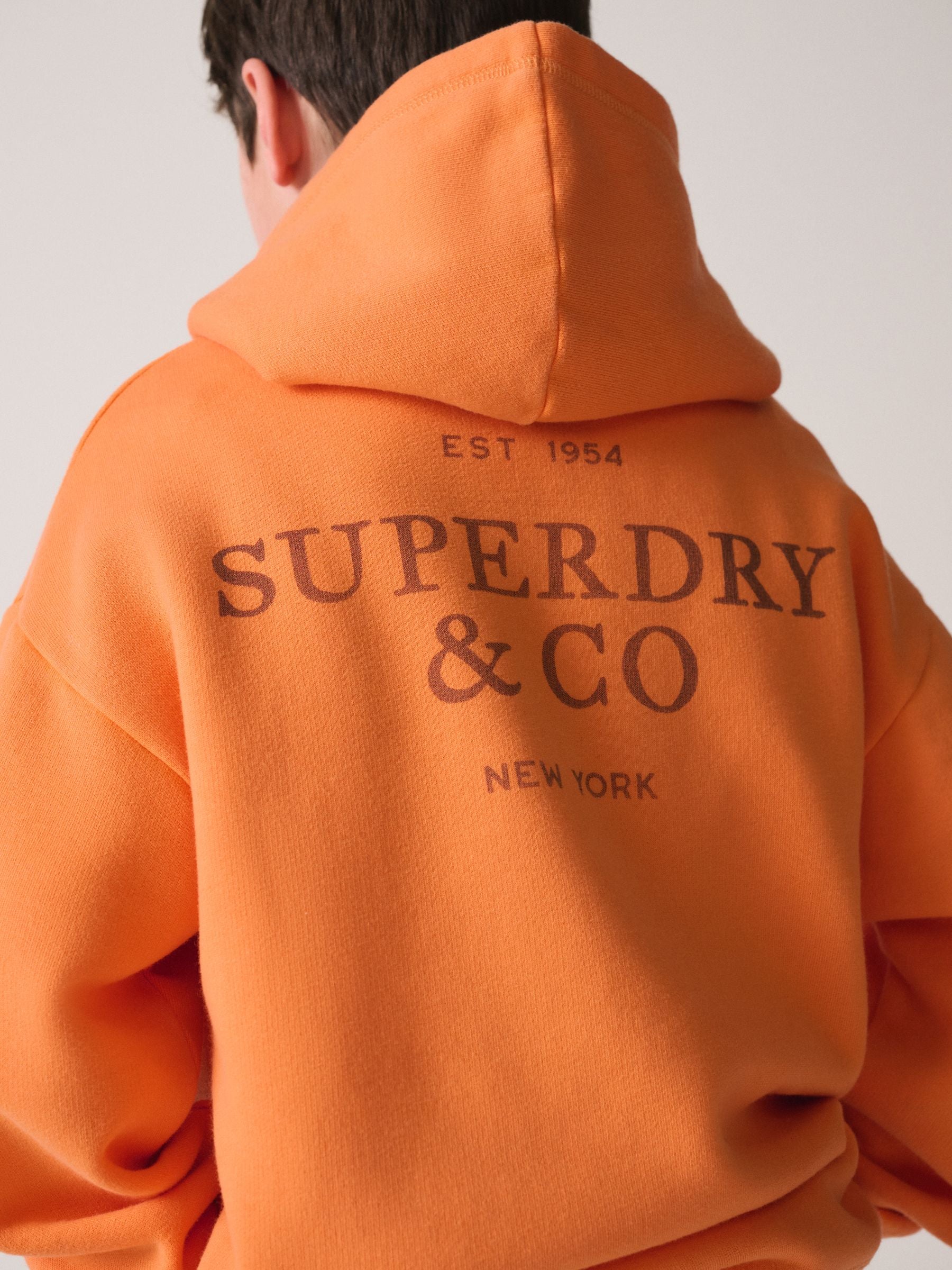 Dsiney Kidz - Superdry Orange Hoodie image 5