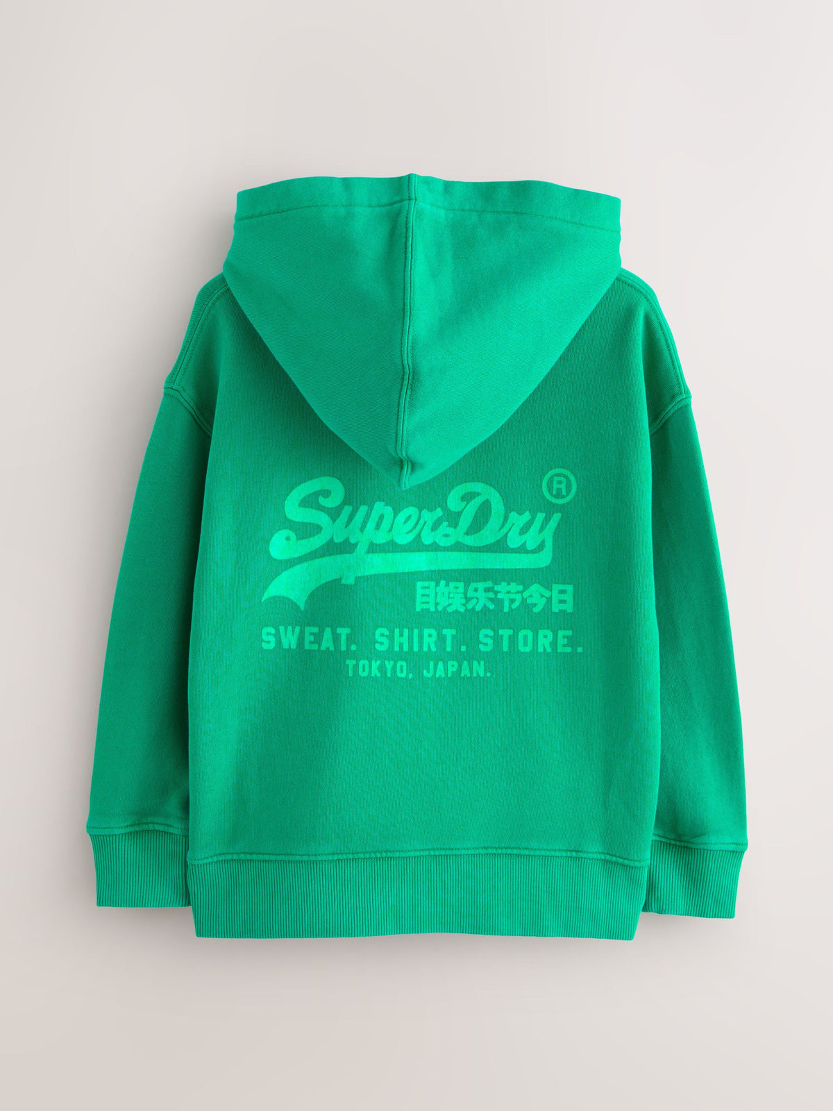 Dsiney Kidz - Superdry Bright Green Logo Hoodie image 8
