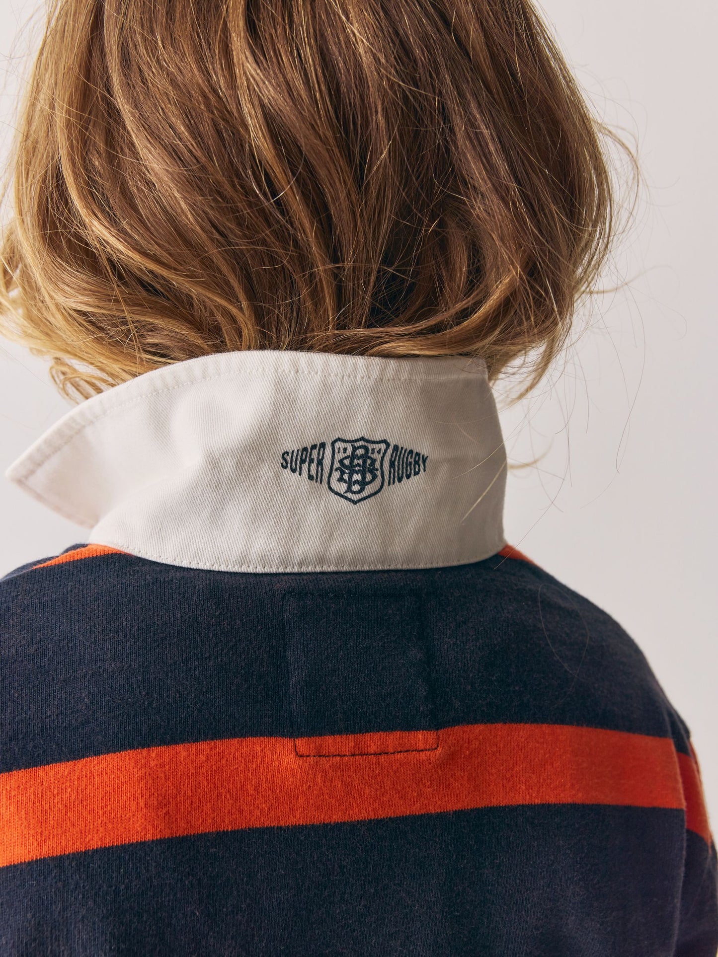 Dsiney Kidz - Superdry Rugby Orange/Navy Shirt image 6