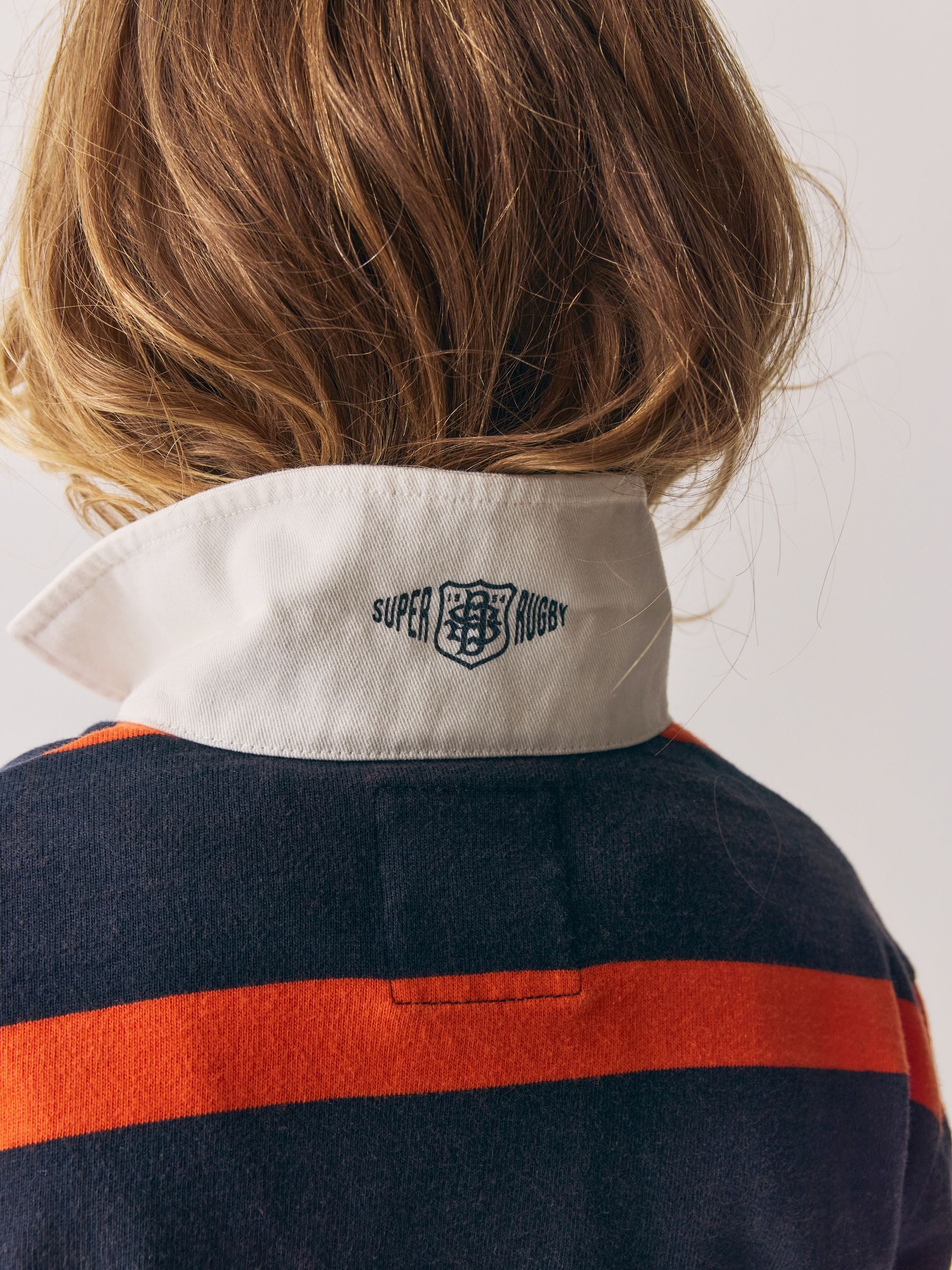 Dsiney Kidz - Superdry Rugby Orange/Navy Shirt image 6