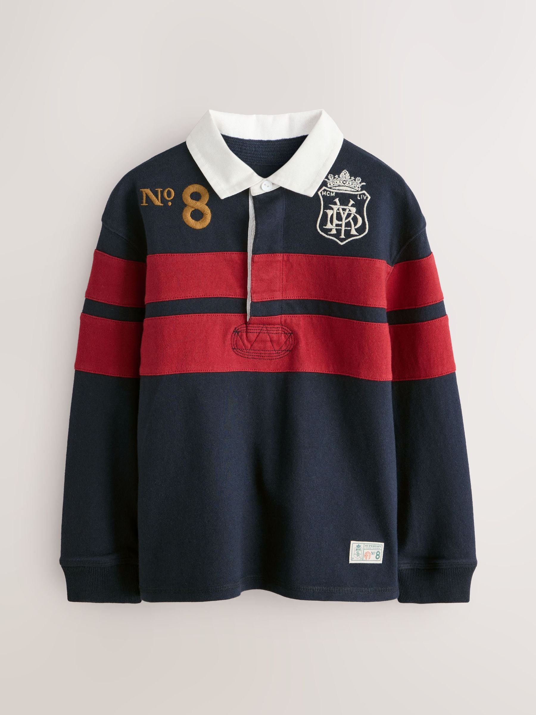 Dsiney Kidz - Superdry Rugby Red/Navy Shirt image 6