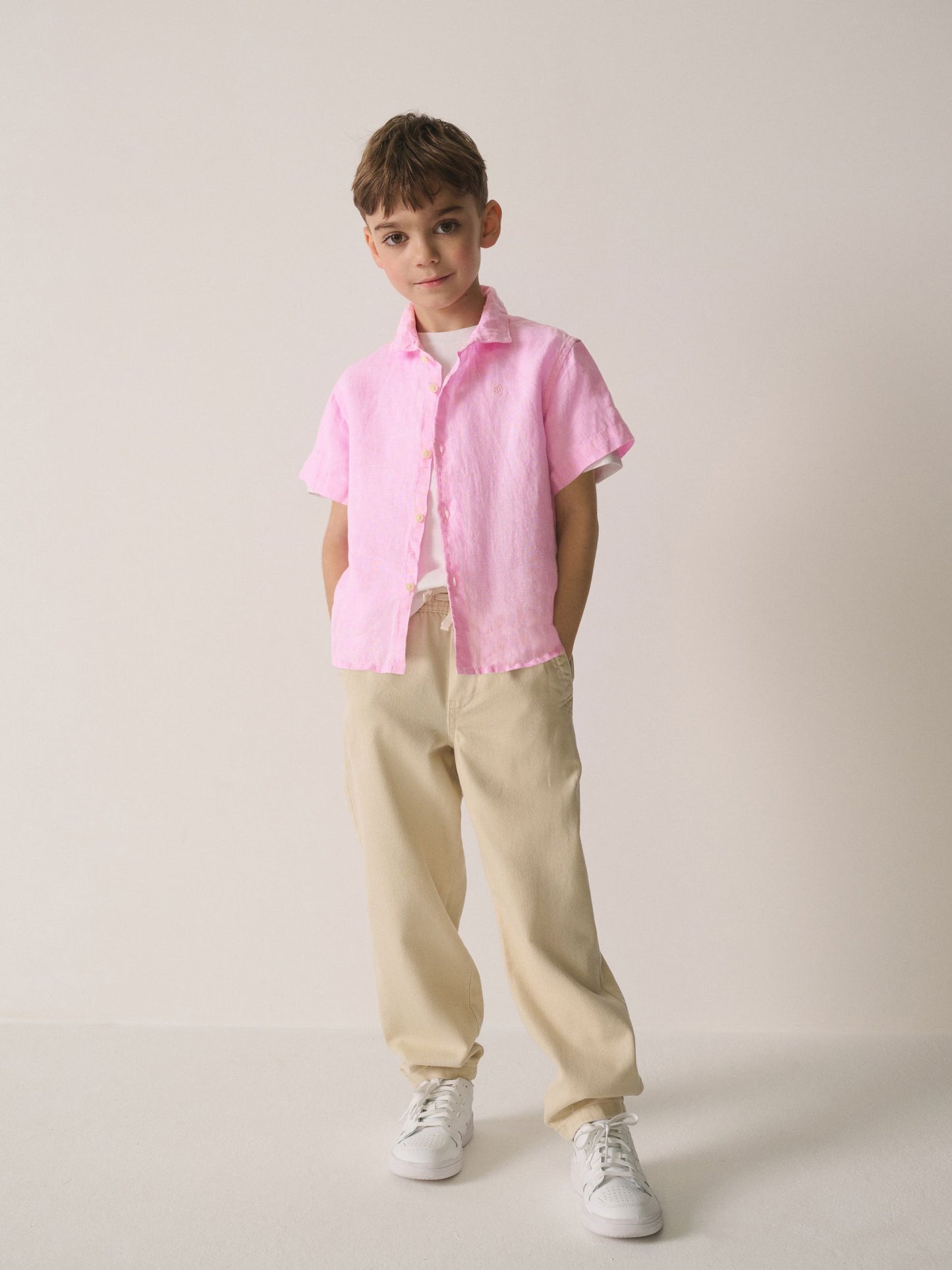 Dsiney Kidz - Superdry Pink Linen Shirt image 2