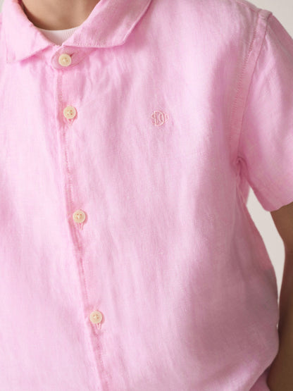 Dsiney Kidz - Superdry Pink Linen Shirt image 4