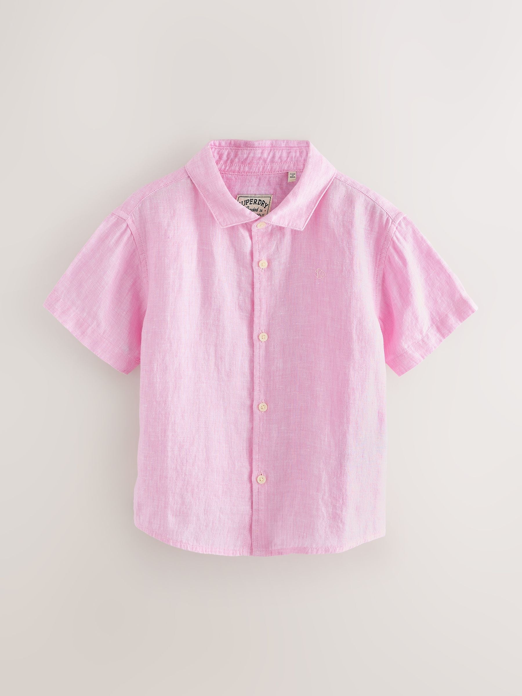 Dsiney Kidz - Superdry Pink Linen Shirt image 5