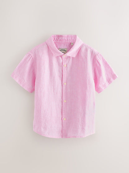Dsiney Kidz - Superdry Pink Linen Shirt image 5