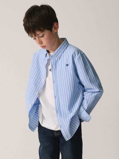 Dsiney Kidz - Superdry Blue Stripe Shirt image 1