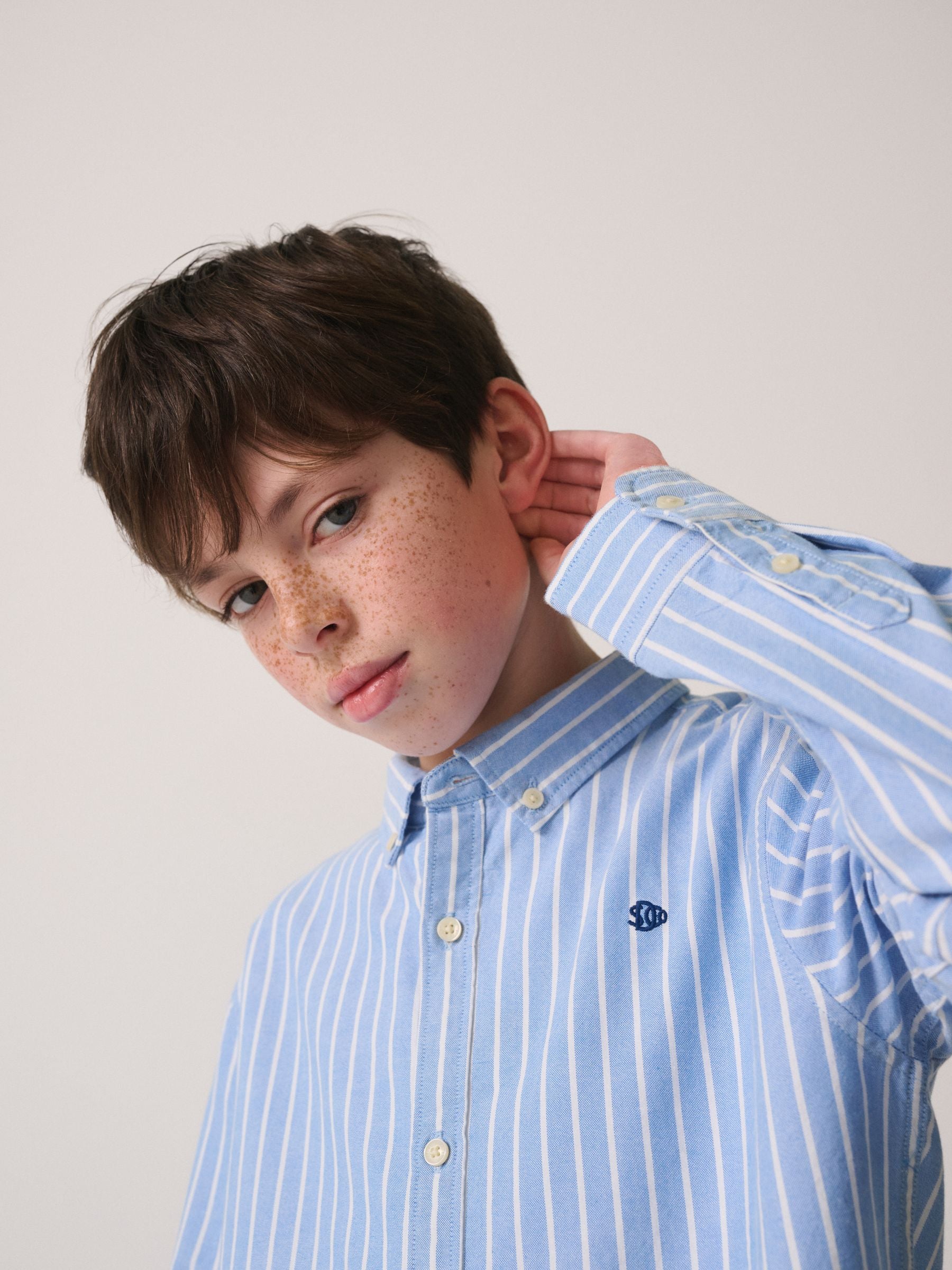 Dsiney Kidz - Superdry Blue Stripe Shirt image 5
