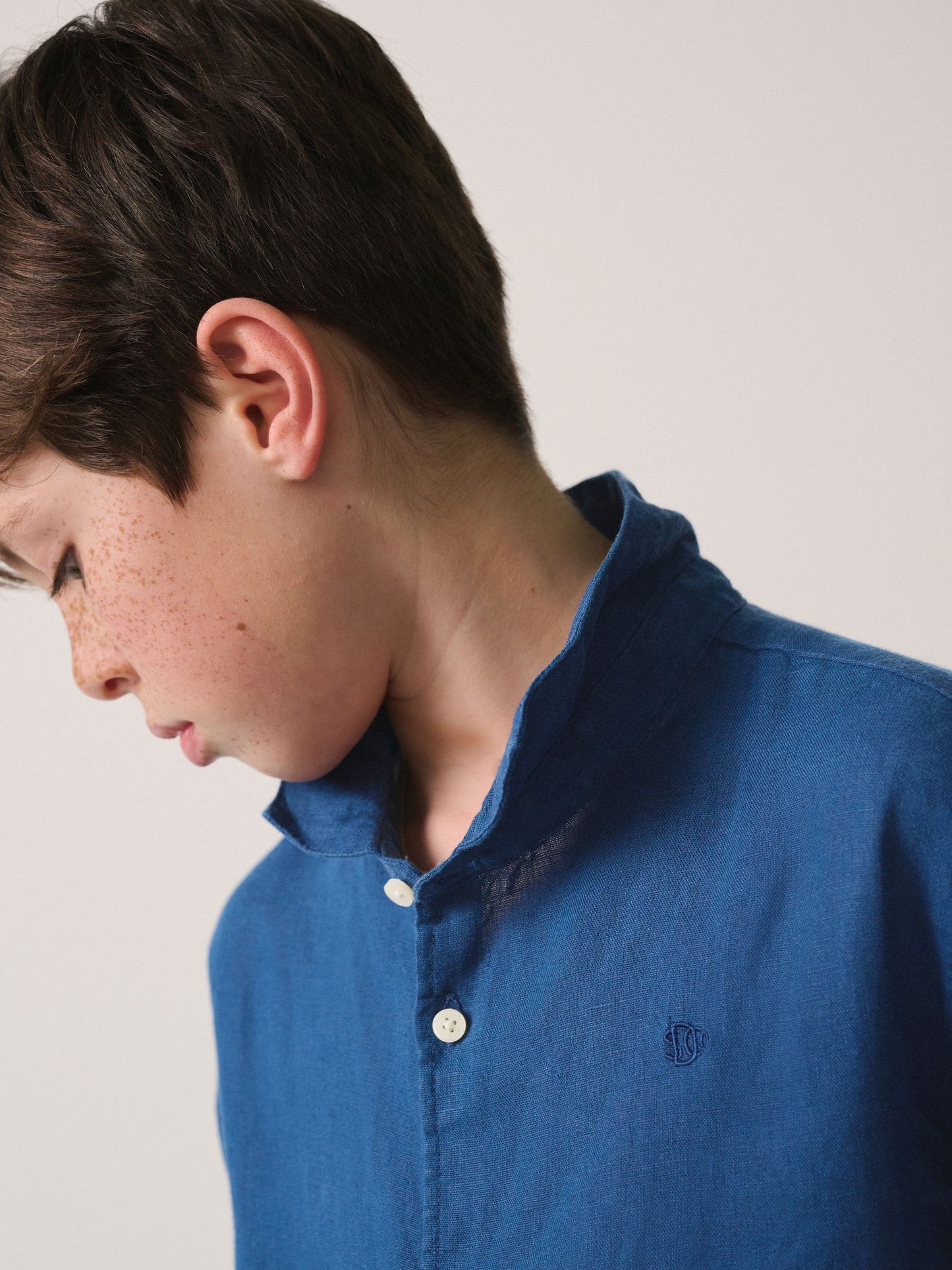 Dsiney Kidz - Superdry Blue Linen Shirt image 4
