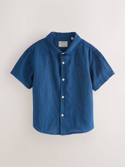 Dsiney Kidz - Superdry Blue Linen Shirt image 5
