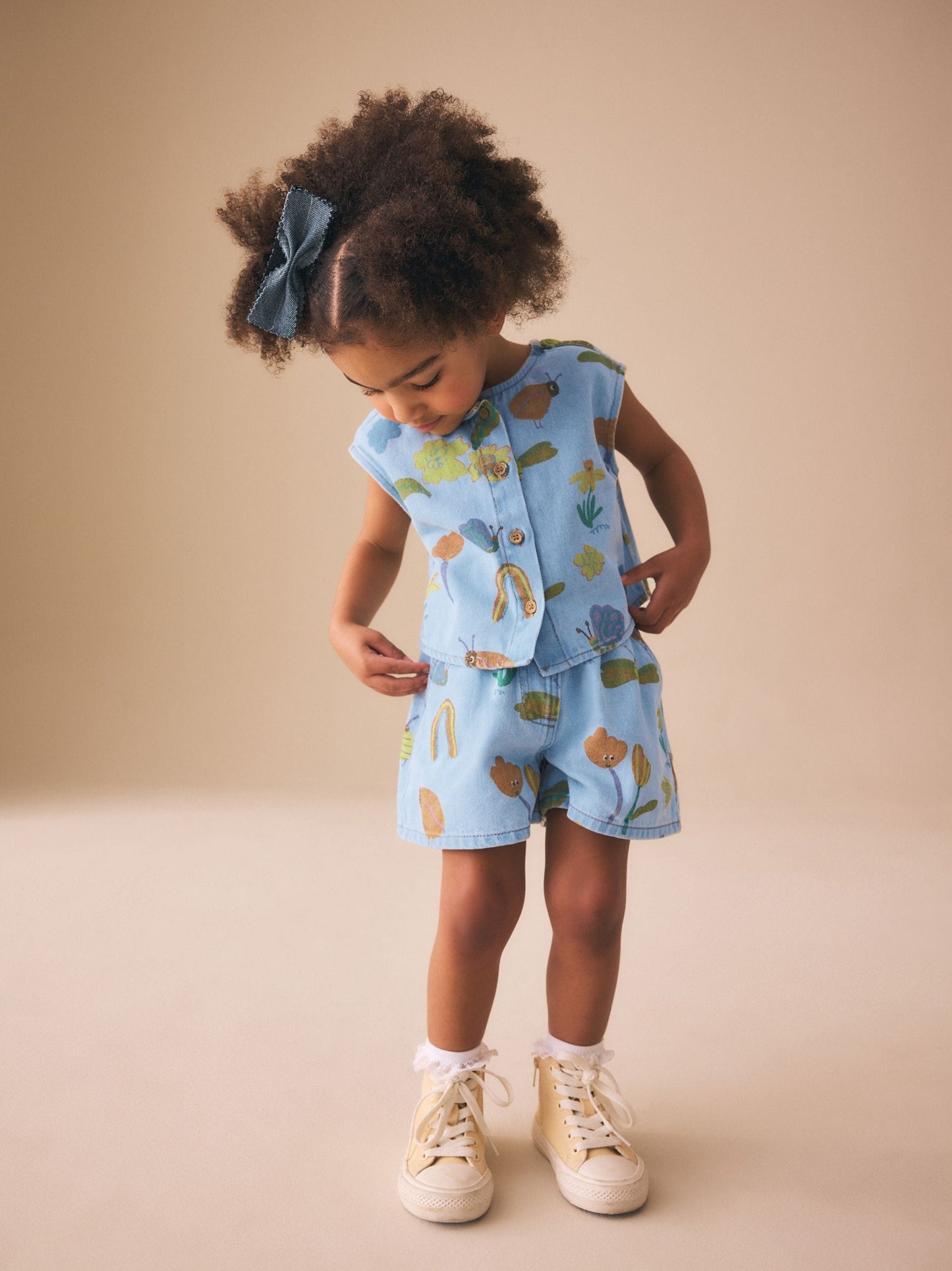 Dsiney Kidz - Denim Ladybug Print Character Set (3mths-7yrs) (3mths-7yrs) image 2