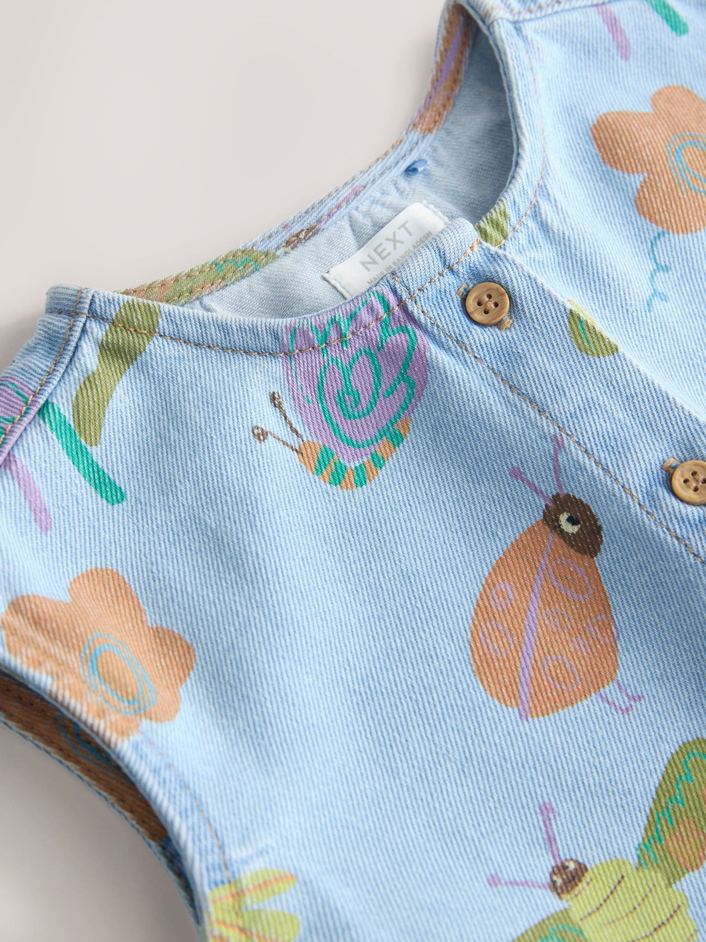 Dsiney Kidz - Denim Ladybug Print Character Set (3mths-7yrs) (3mths-7yrs) image 8