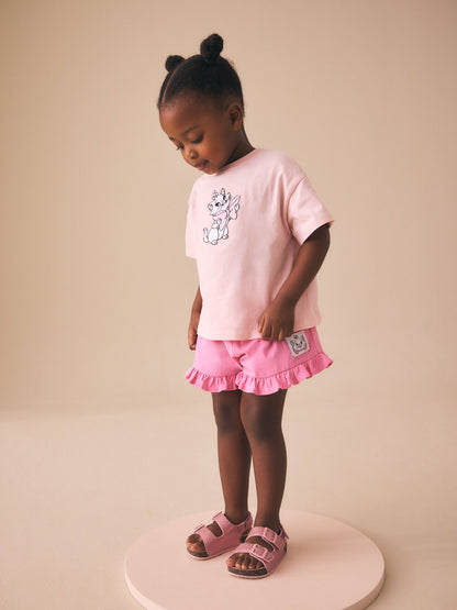 Pink Disney Marie Shorts Set (3mths-7yrs) image 3