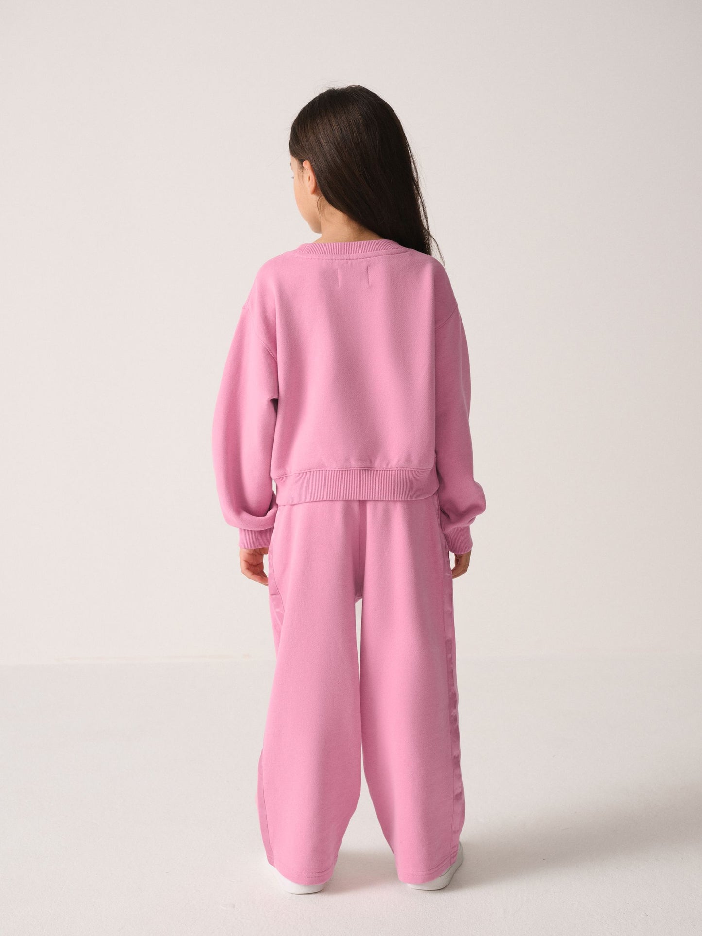 Superdry Pink Sweat Top & Joggers Set image 3