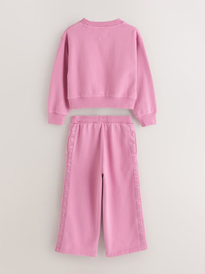 Superdry Pink Sweat Top & Joggers Set image 7