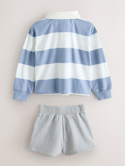 Superdry Blue/White Co-Ord Set image 7