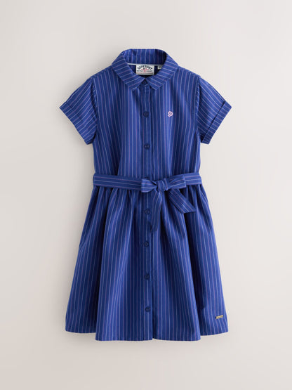 Superdry Blue Stripe Dress image 6