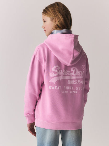 Dsiney Kidz - Superdry Pink Logo Hoodie image 1