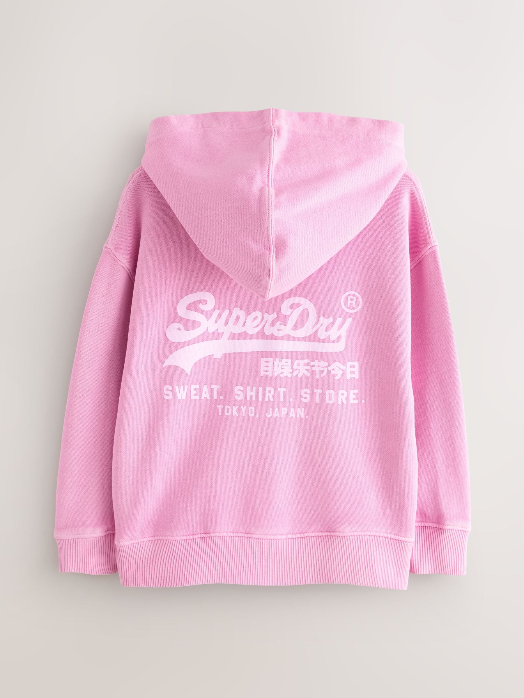 Dsiney Kidz - Superdry Pink Logo Hoodie image 6