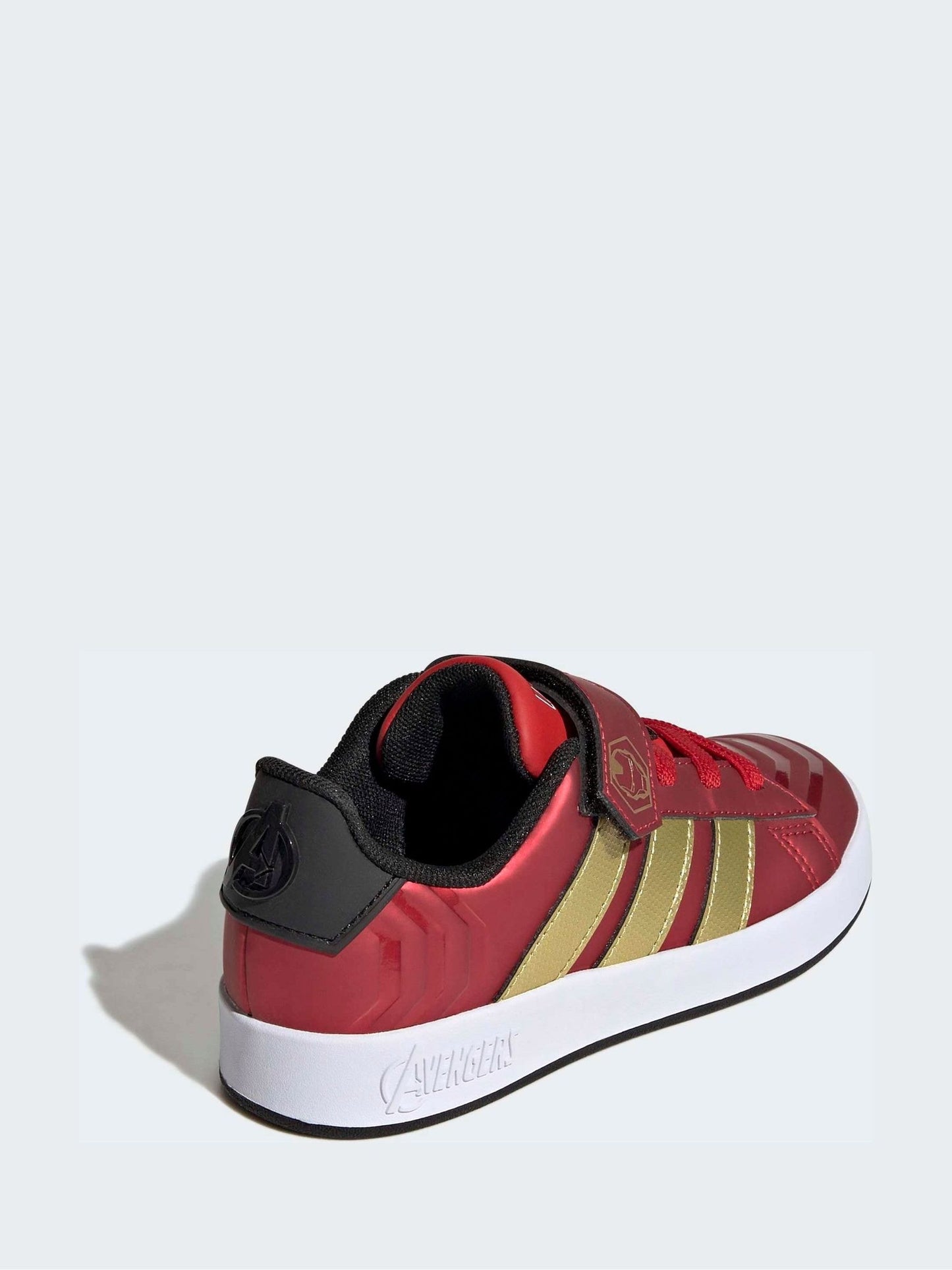 adidas Red Marvel Iron Man Grand Court Trainers image 3