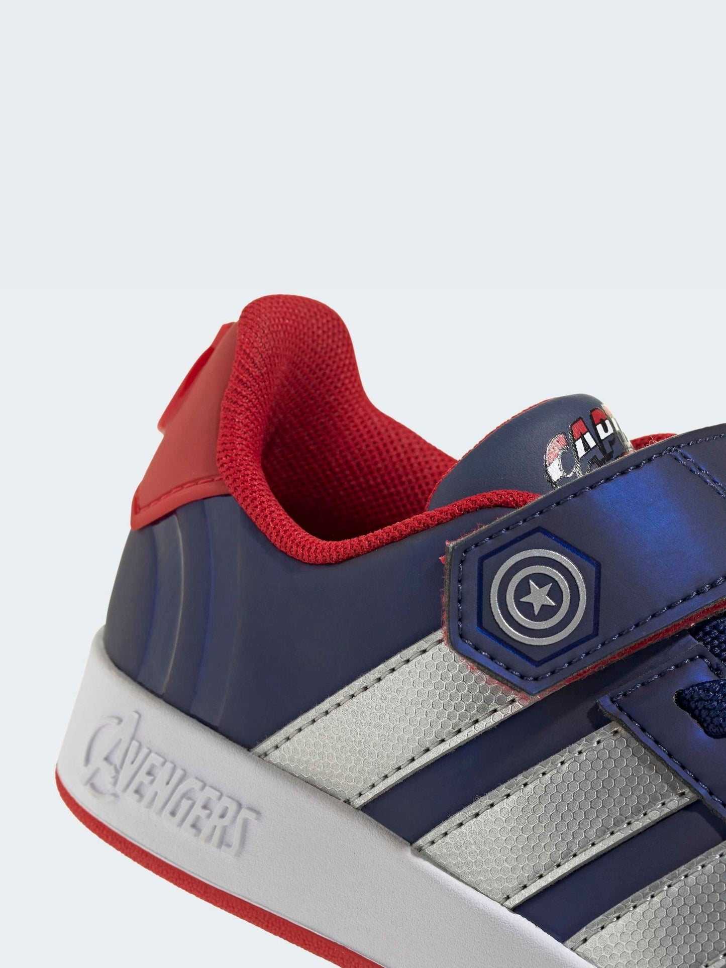 adidas Blue Marvel Captain America Grand Court Trainers image 9