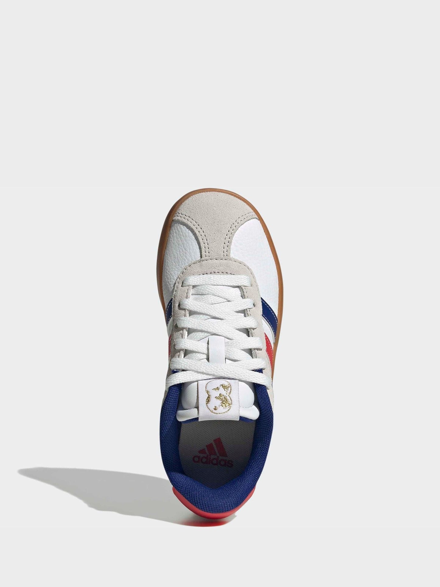 adidas White/Navy VL Court 3.0 Junior Trainers image 7
