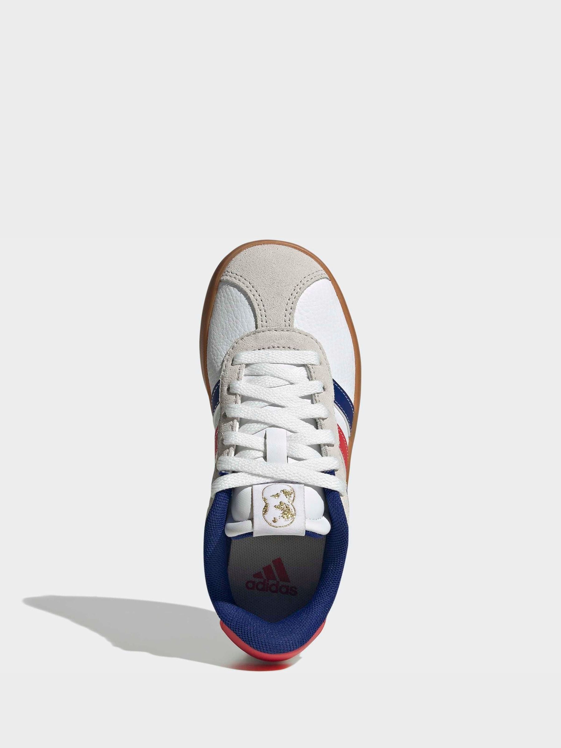 adidas White/Navy VL Court 3.0 Junior Trainers image 7