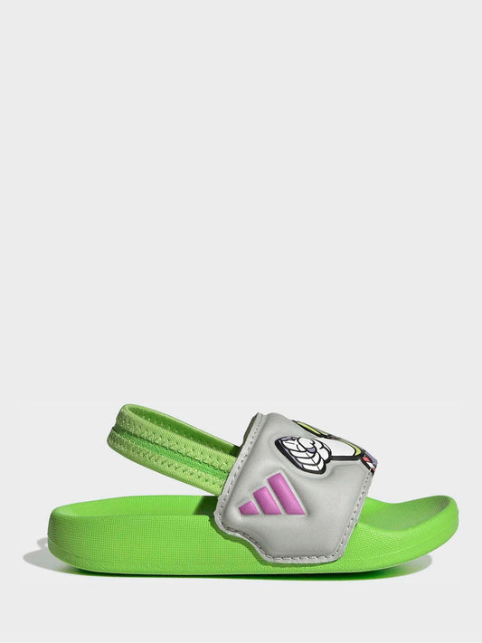 adidas Green Adilette Estrap Infant Buzz Sandals image 1