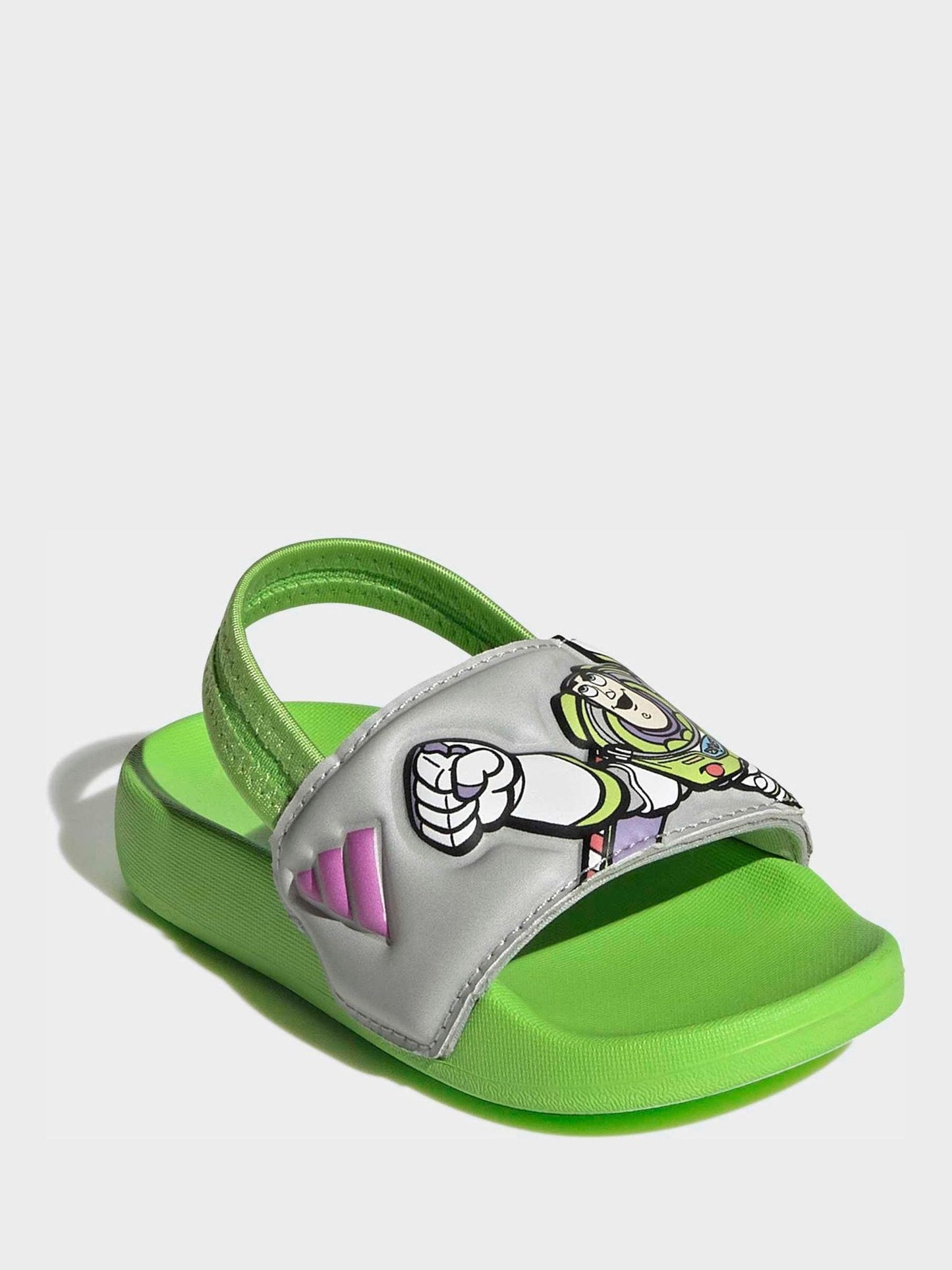 adidas Green Adilette Estrap Infant Buzz Sandals image 3