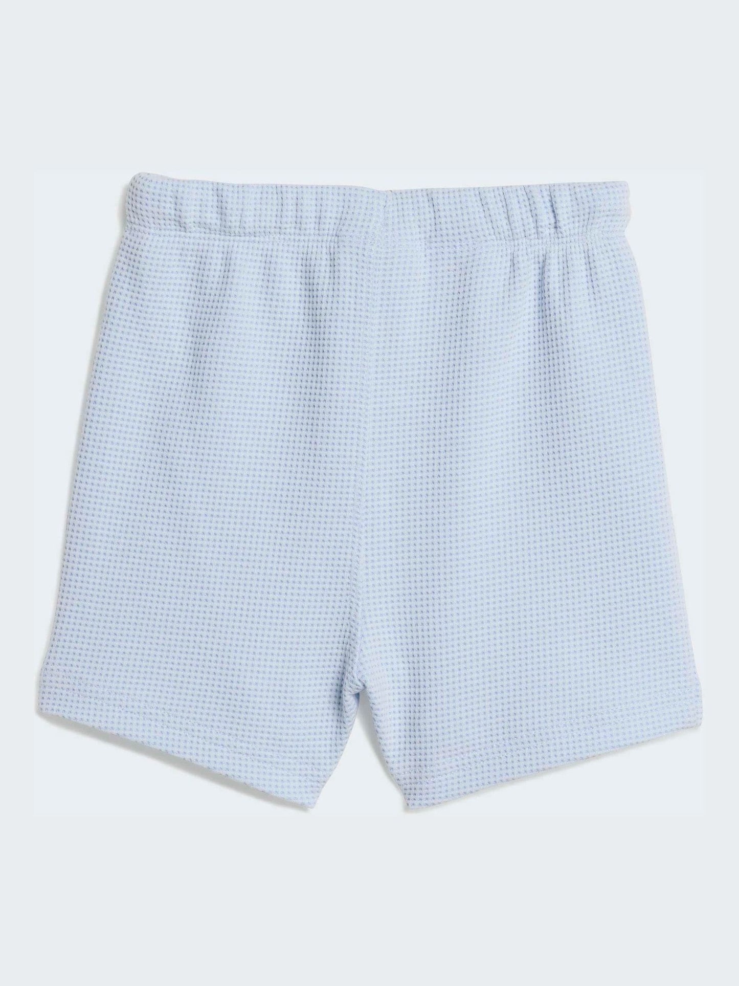 adidas Originals Blue Waffle T-Shirt and Shorts Set image 6