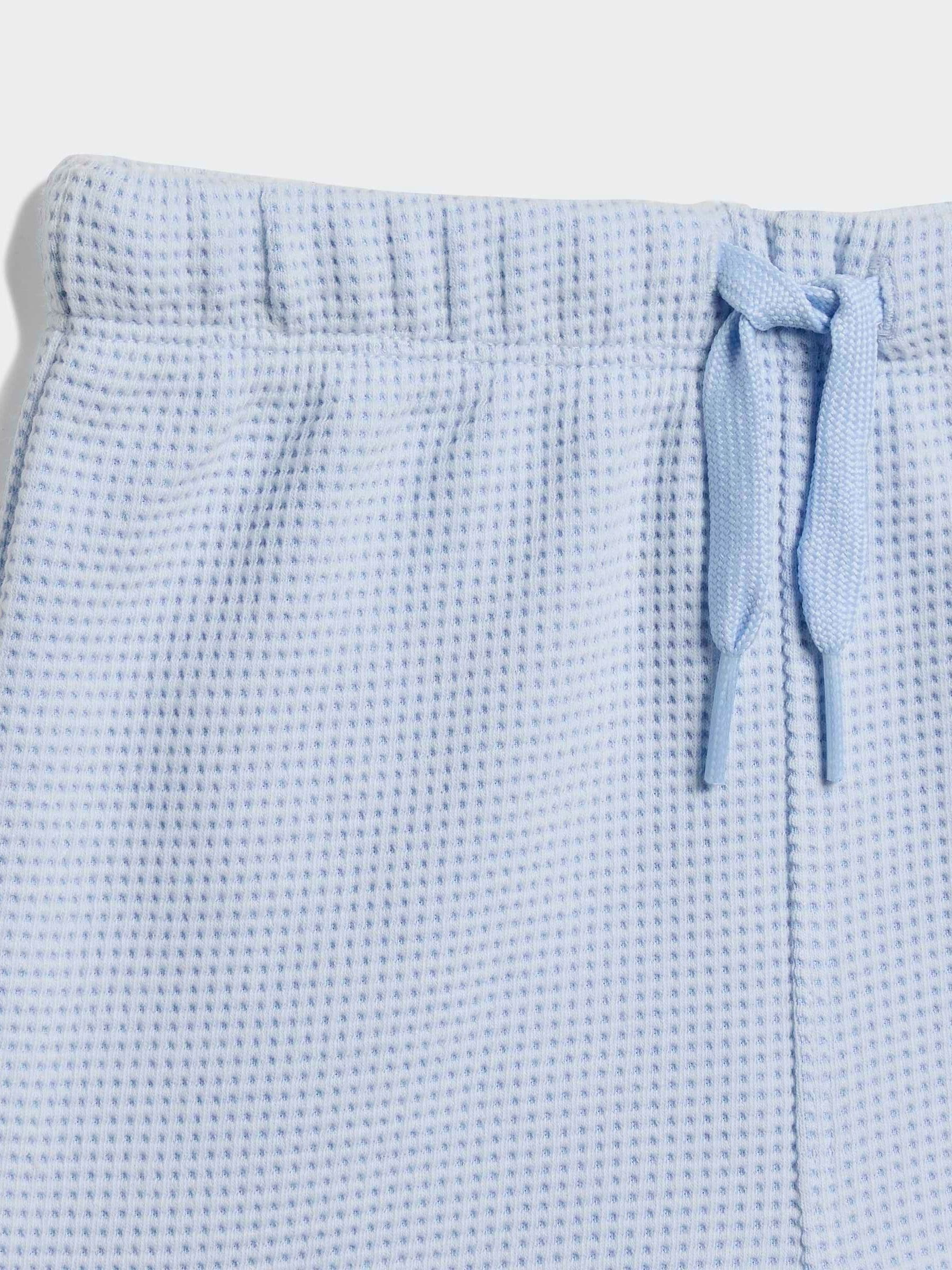 adidas Originals Blue Waffle T-Shirt and Shorts Set image 7