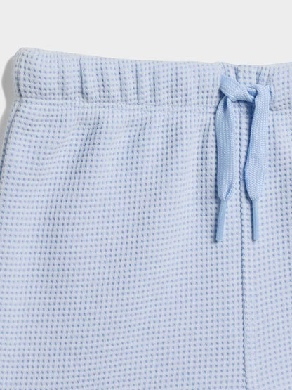 adidas Originals Blue Waffle T-Shirt and Shorts Set image 7