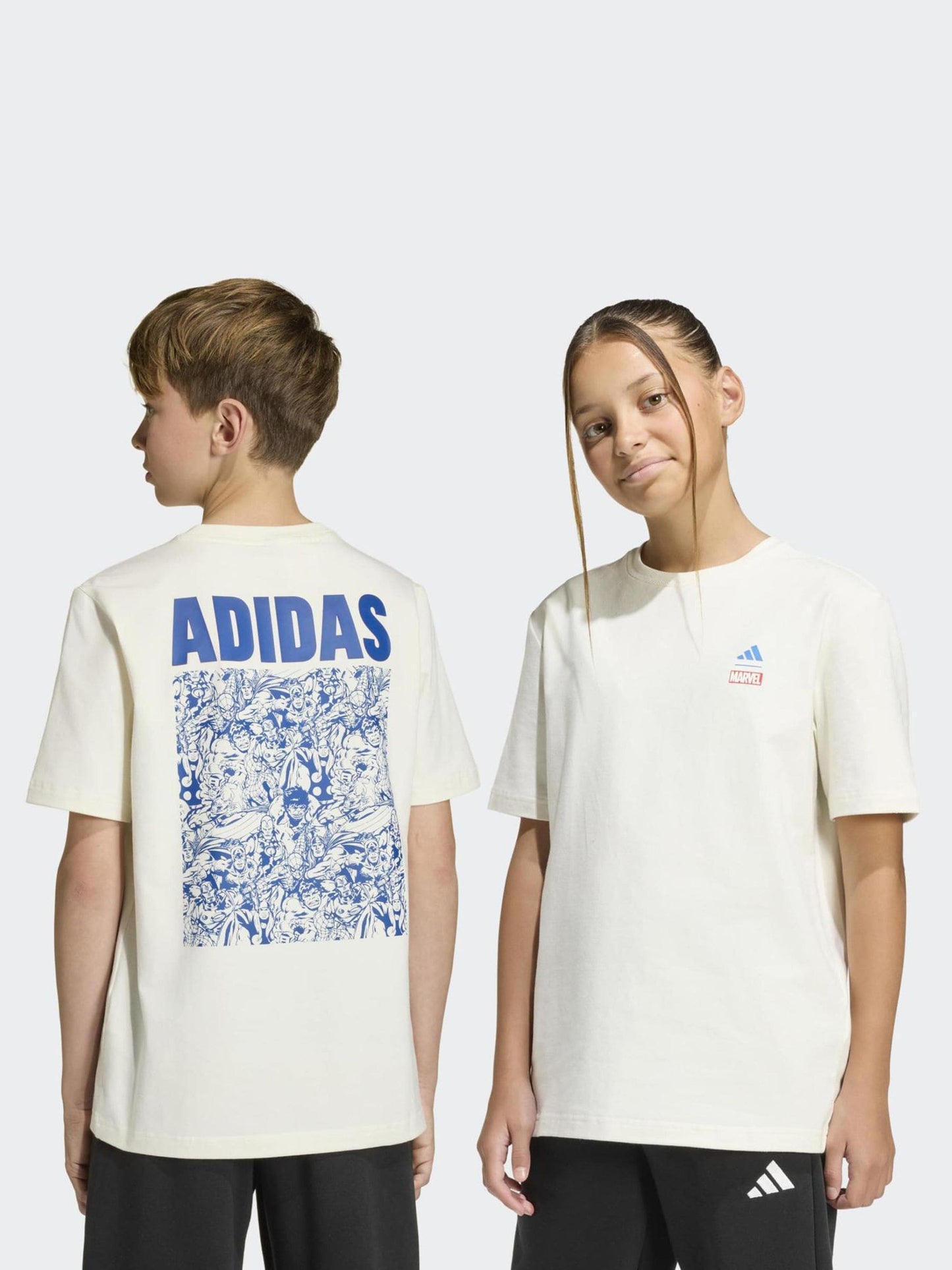 Dsiney Kidz - adidas White Marvel Avengers Graphic T-Shirt image 1