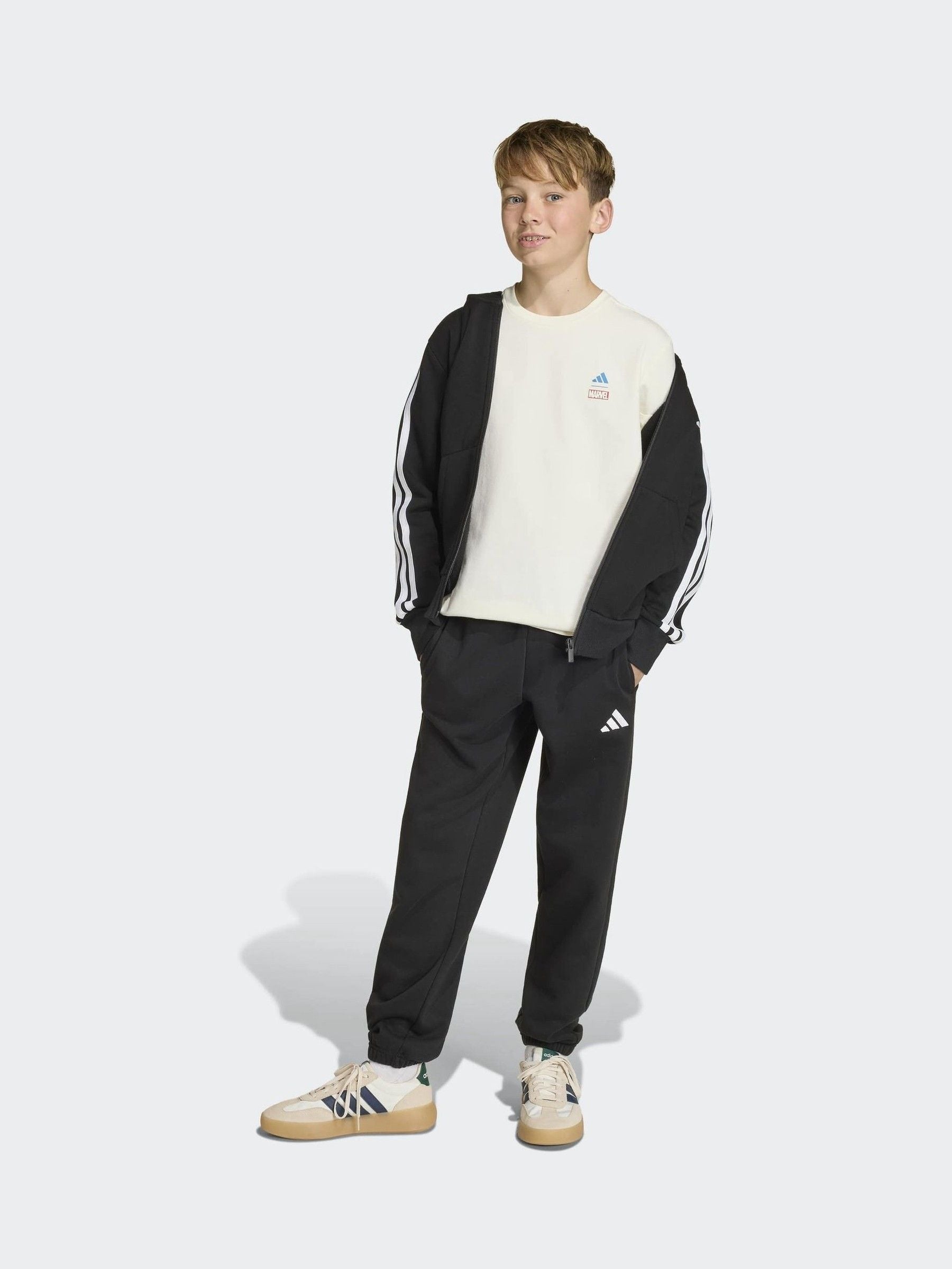 Dsiney Kidz - adidas White Marvel Avengers Graphic T-Shirt image 3