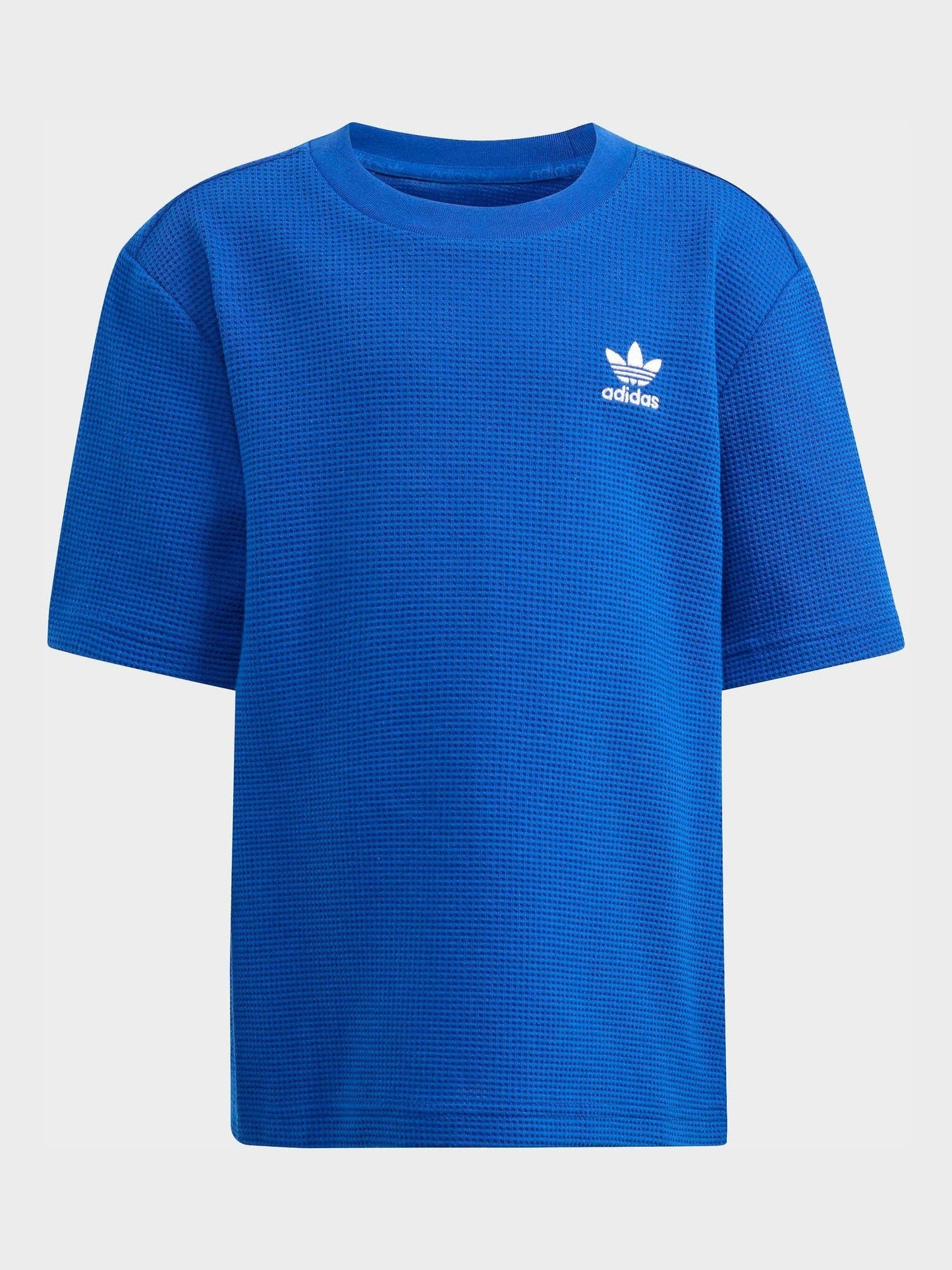 Dsiney Kidz - adidas Originals Dark Blue Oversized Waffle Short T-Shirt Little Kids Set image 1