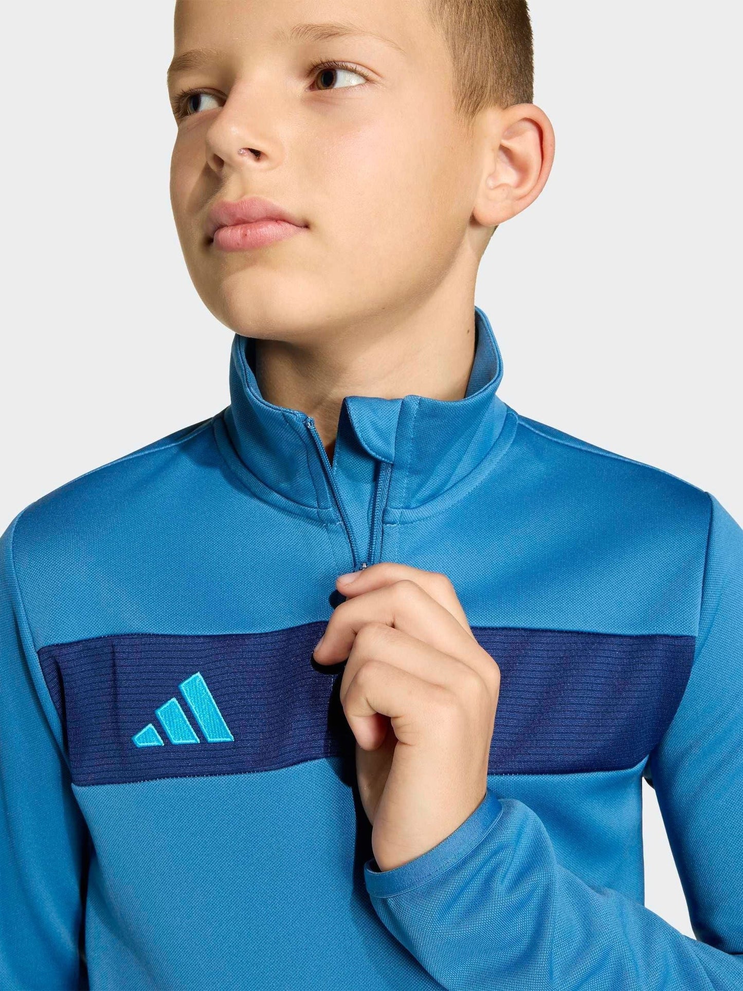 Dsiney Kidz - adidas Blue Tiro 25 Essentials Kids Training Top image 4