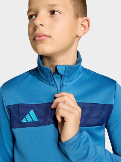 Dsiney Kidz - adidas Blue Tiro 25 Essentials Kids Training Top image 4