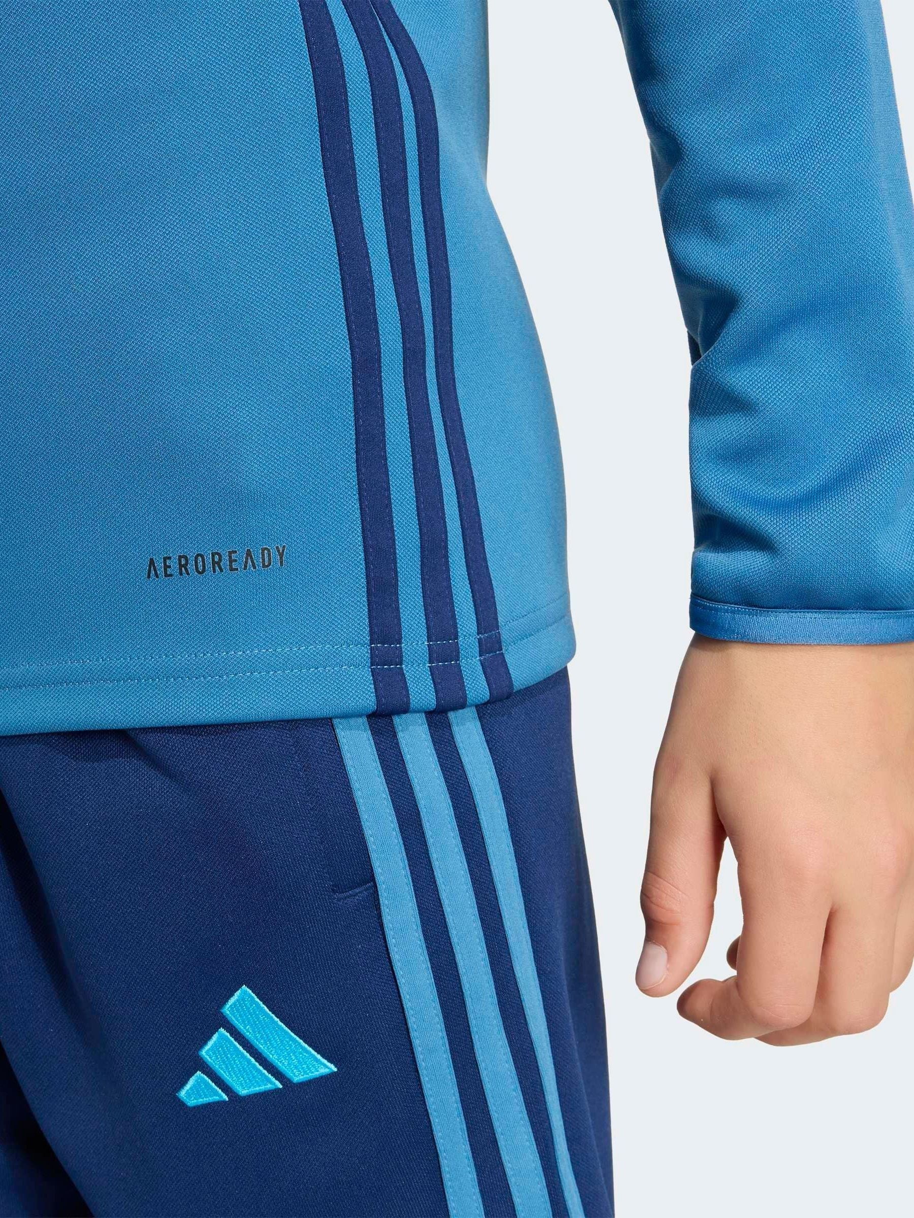Dsiney Kidz - adidas Blue Tiro 25 Essentials Kids Training Top image 5
