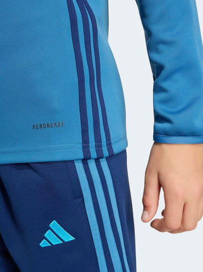 Dsiney Kidz - adidas Blue Tiro 25 Essentials Kids Training Top image 5