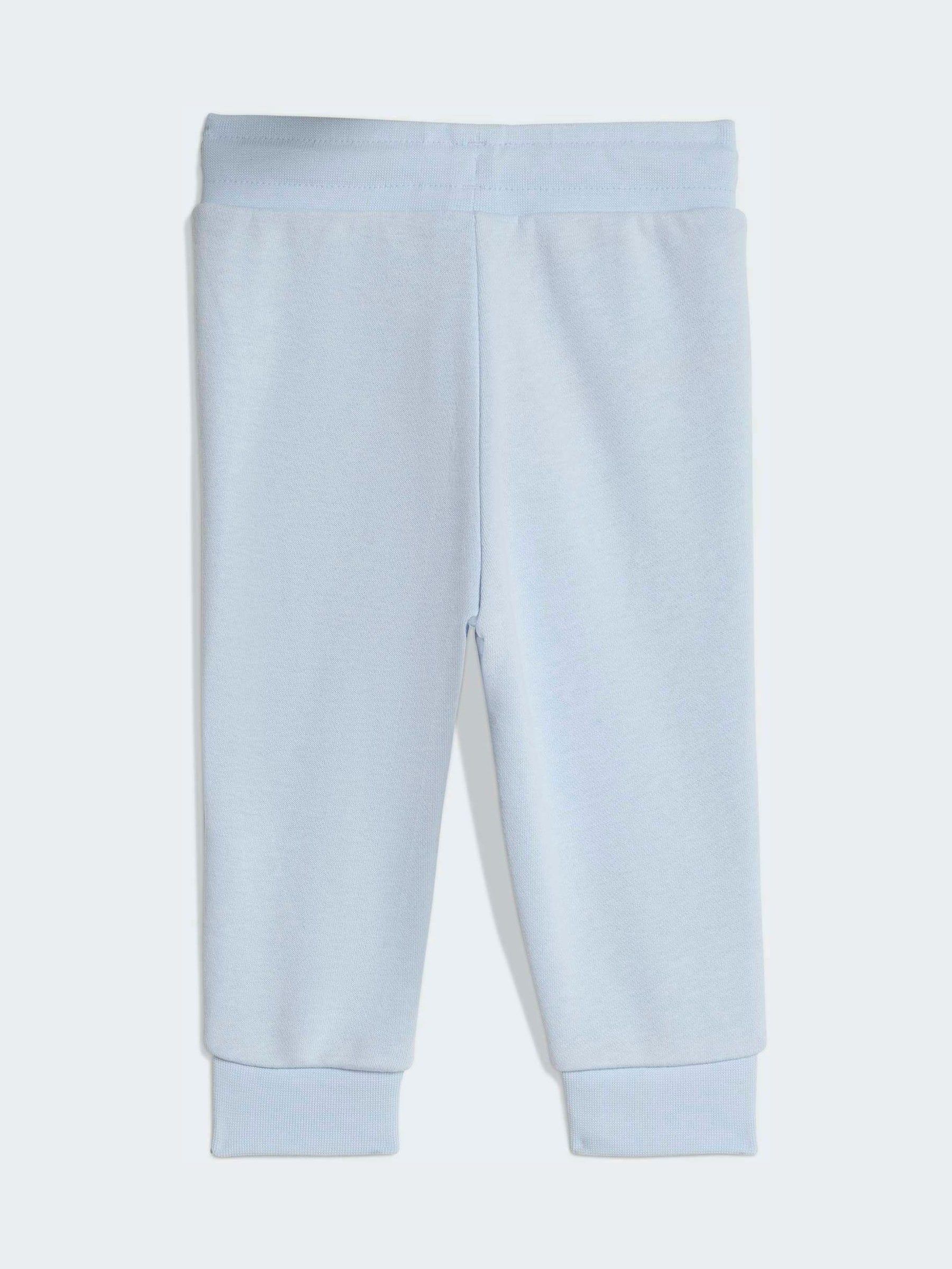 adidas Originals Light Blue Trefoil Sweatshirt and Jogger Infant Set image 4