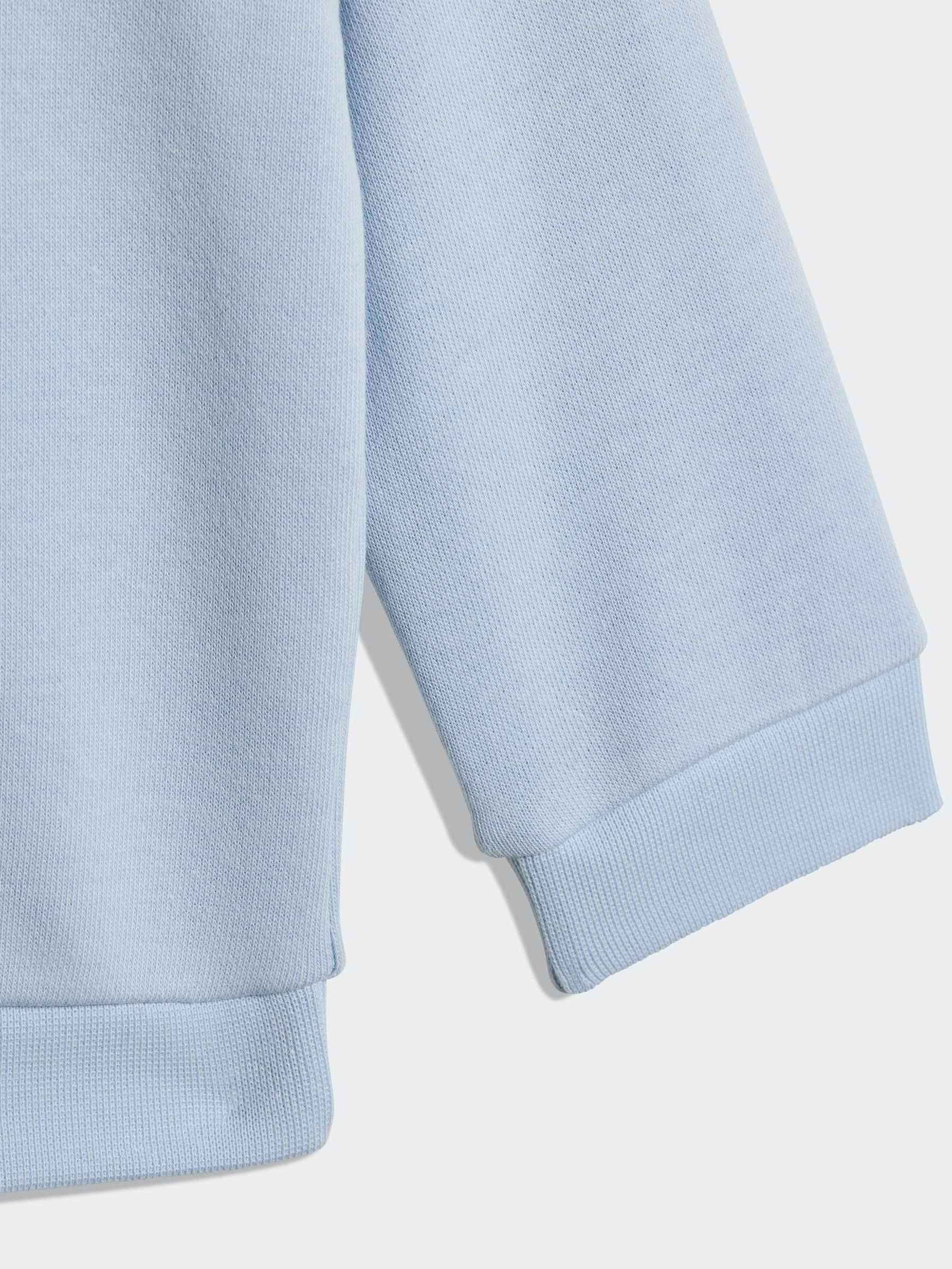 adidas Originals Light Blue Trefoil Sweatshirt and Jogger Infant Set image 6
