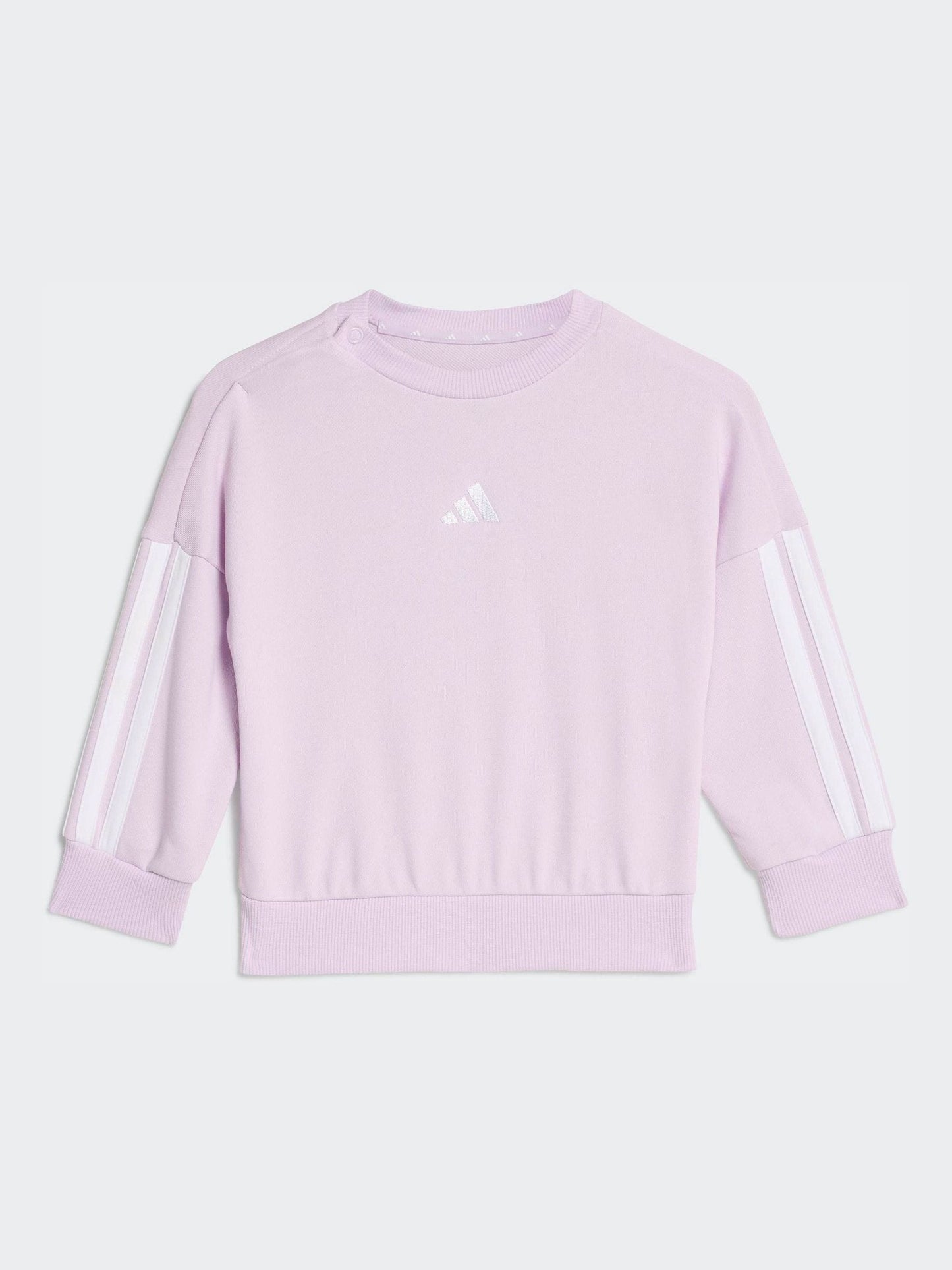 adidas Purple Essentials Top  and Joggers Infant Set image 2