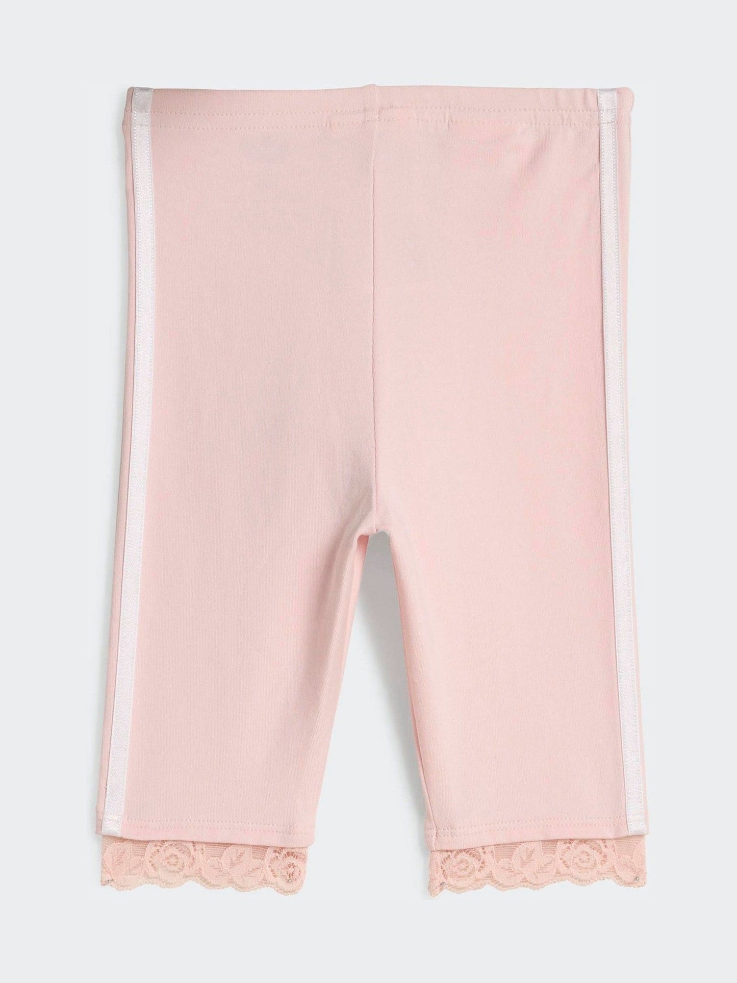 adidas Originals Pink Frill T-Shirt and Cycling Leggings Infant Set image 5