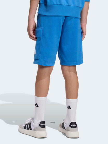 Dsiney Kidz - adidas Light Blue Essentials Kids Cargo Shorts image 3