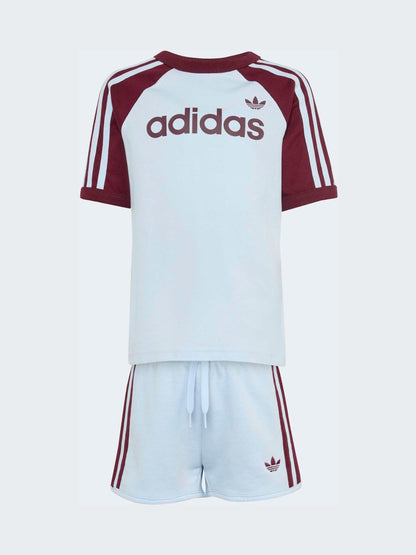 Dsiney Kidz - adidas Originals Blue T-Shirt and Sprinter Shorts Set image 1