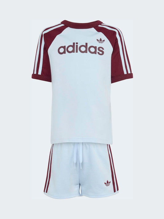 Dsiney Kidz - adidas Originals Blue T-Shirt and Sprinter Shorts Set image 1
